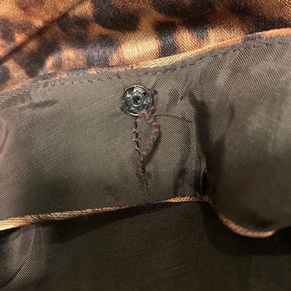 NWOT Doncaster Vintage Cheetah print dress size 4 lined, strap retainers wow! - Picture 11 of 12